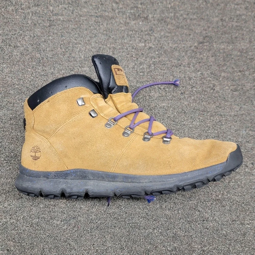 Timberland Boots Mens 13 (EU 47.5) Brown Nubuck SensorFlex Chukka Lace Up Hiking